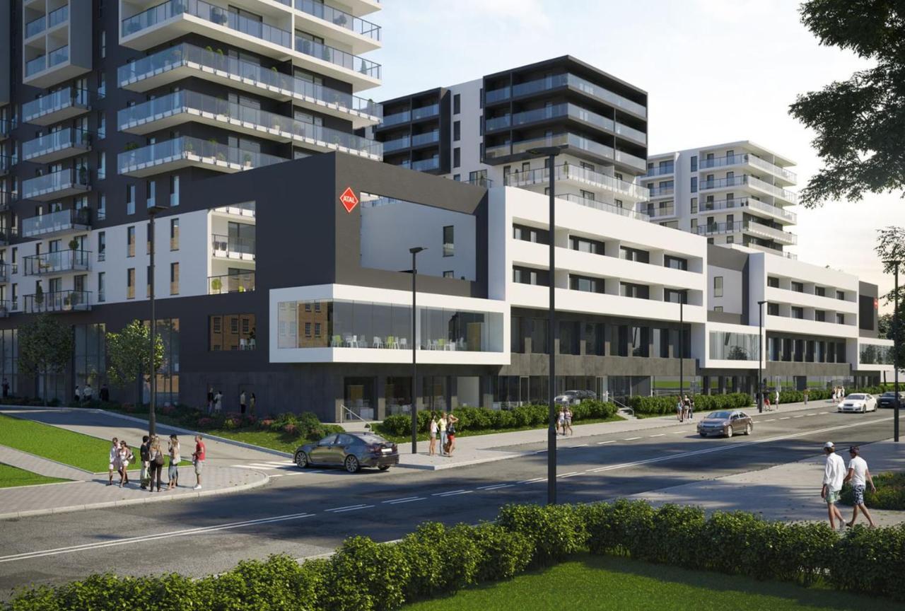 Q Apart Amber - Studio, Manufaktura, Klimatyzacja I Garaz Gratis, Netflix, Fv, Gwarancja Zadowolenia Lodź Bagian luar foto